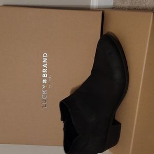 Lucky Brand black ankle boots